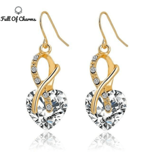 boucles oreilles cristal blanc full of charms