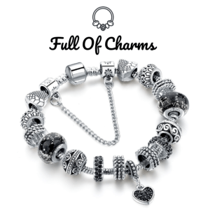 bracelet charms coeur secret