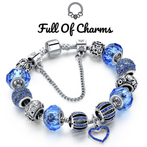 bracelet charms coeur secret royal