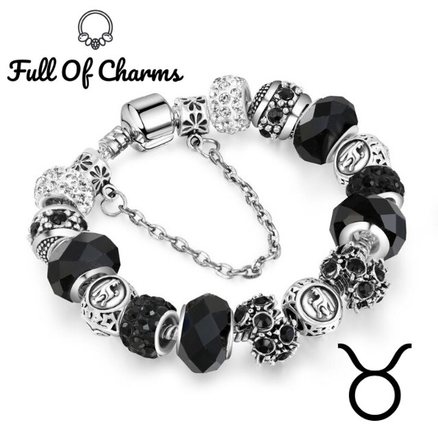 bracelet charms taureau