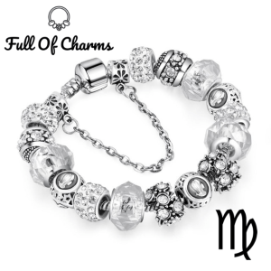 bracelet charms vierge